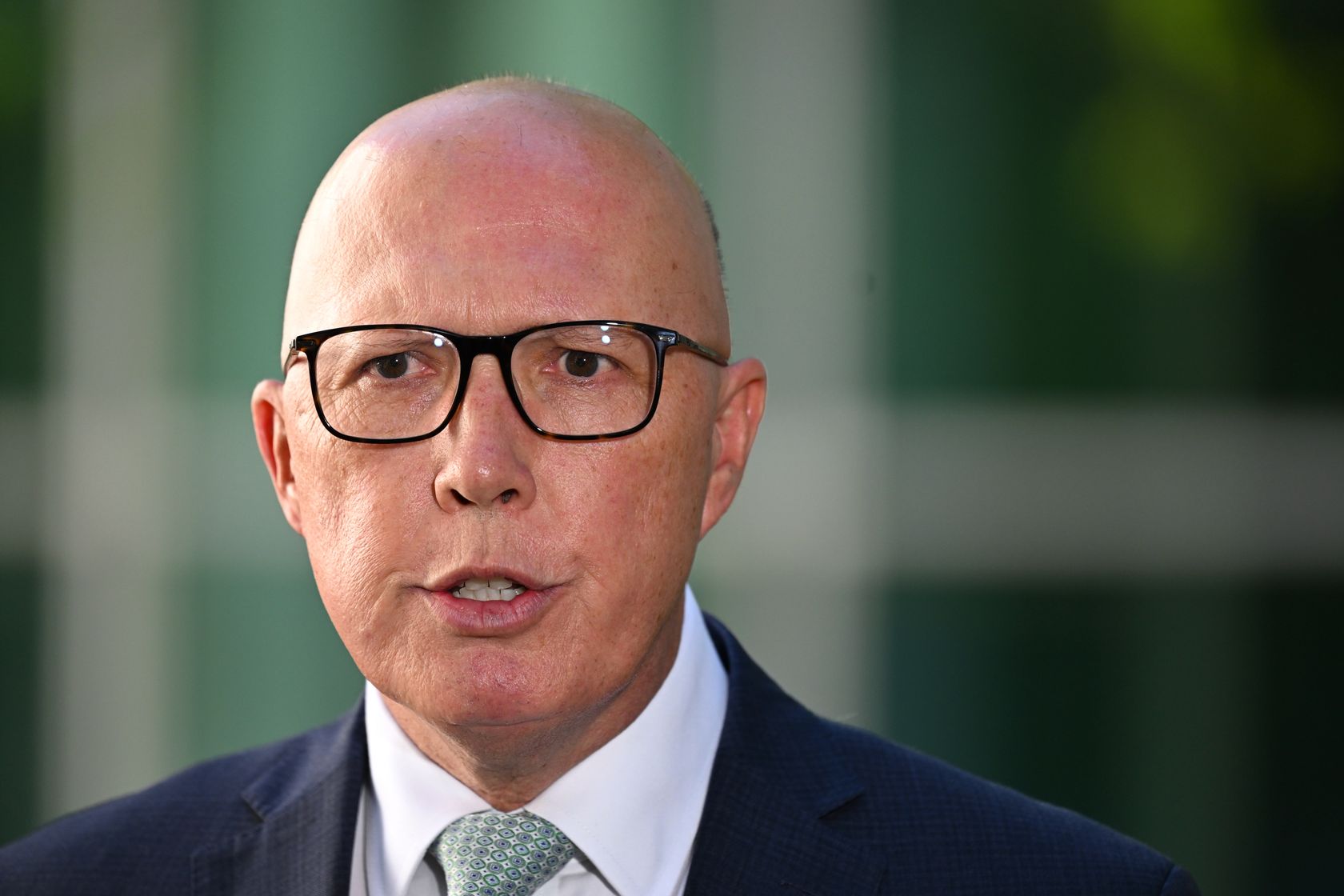 Peter Dutton has staked the Coalition's energy policy on nuclear. AAP / Lukas Coch.